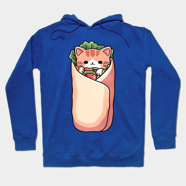 Purrito cat burrito Hoodie by FanFreak